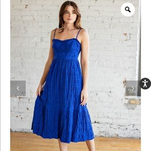 Royal Blue Midi Dress - never worn!